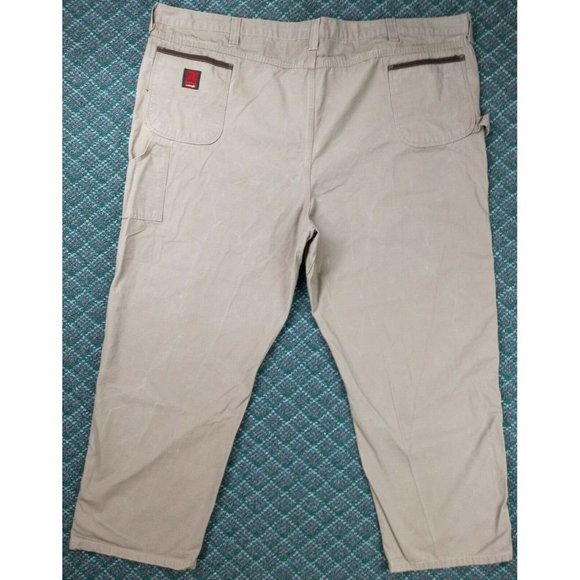 Wrangler Riggs Workwear Men's Ranger Pants Rip Stop Durable 56 x 31 Khaki Tan - Picture 1 of 12